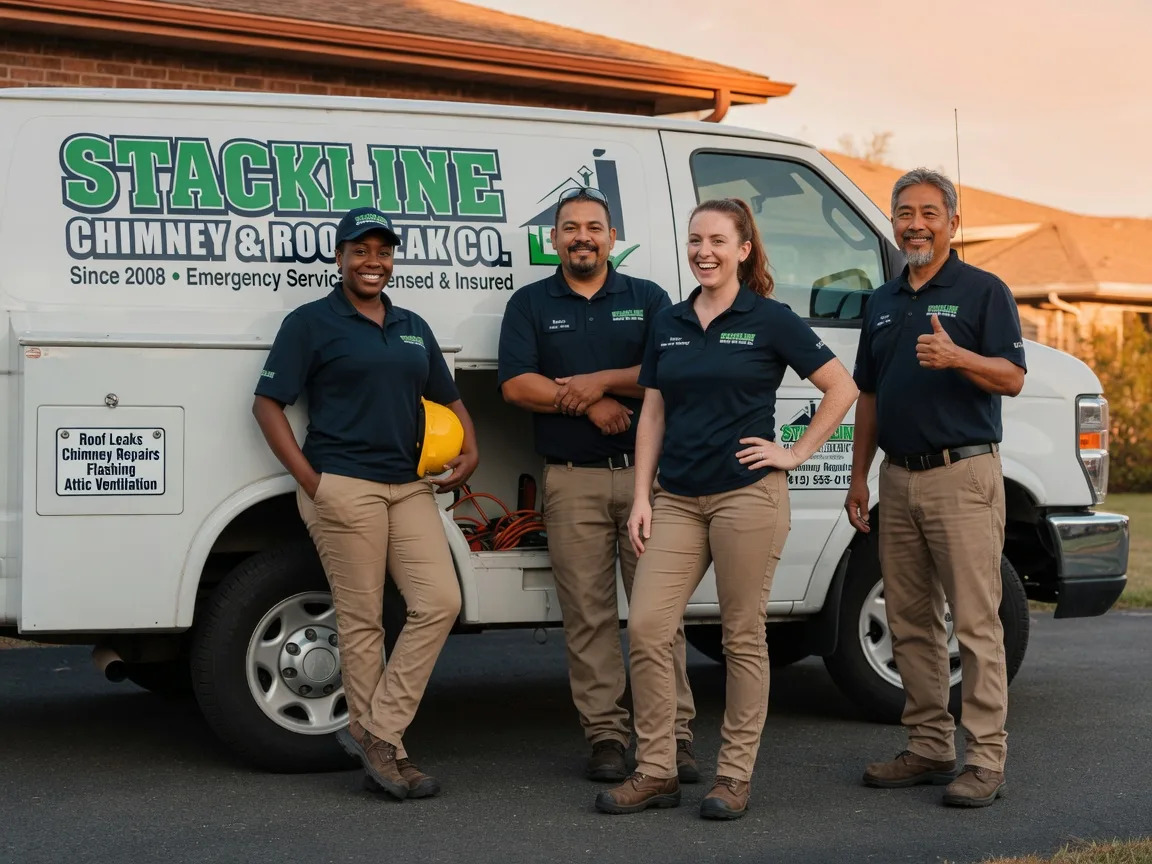 Chimney flashing repair company in Creston, IL